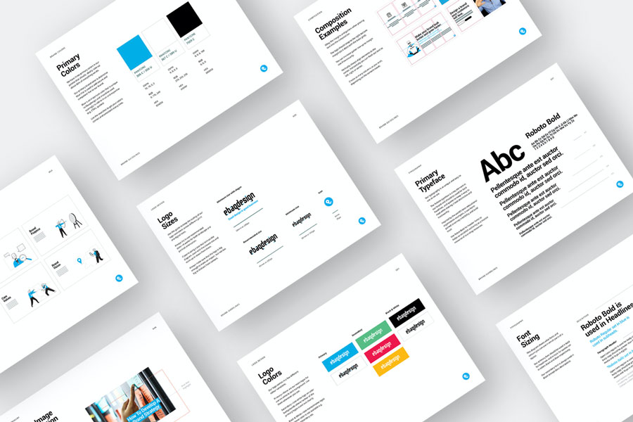 Image of design mockups